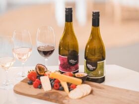 Wine and Cheese board