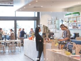 Leaf Cafe & Co Inside Shop