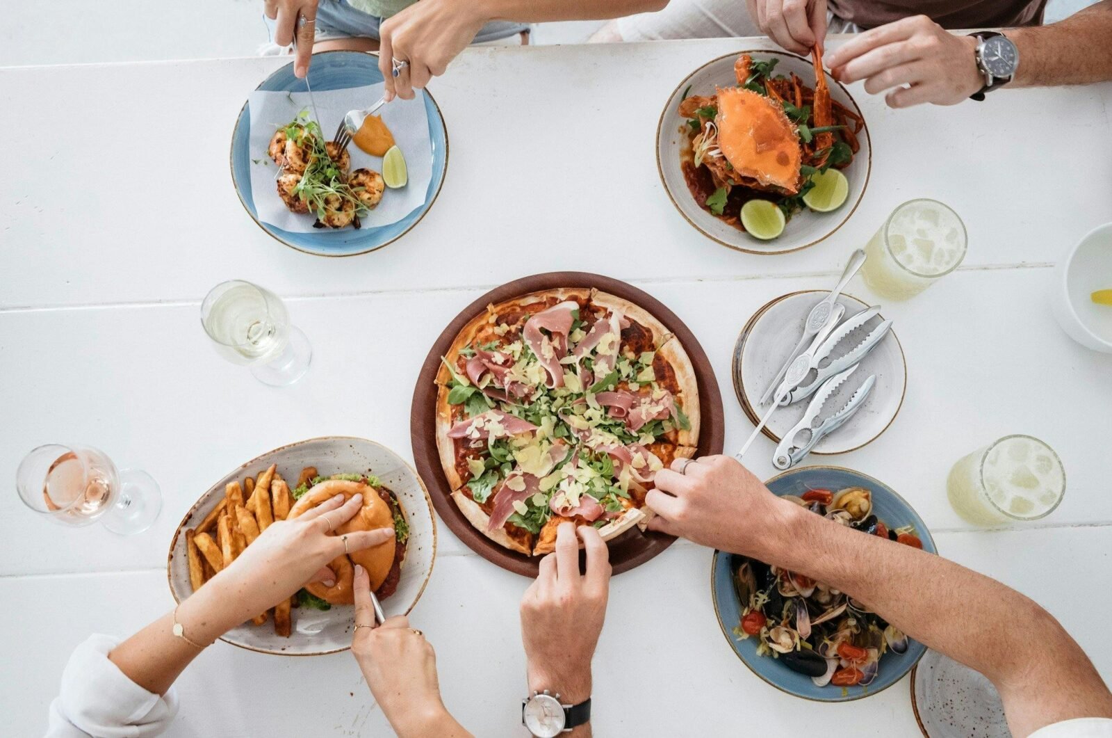 Dishes available on the menu at Margarita Daze, Umina Beach