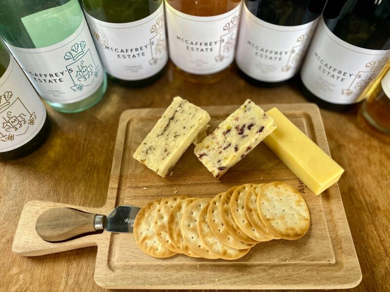 Enjoy a cheese and wine pairing