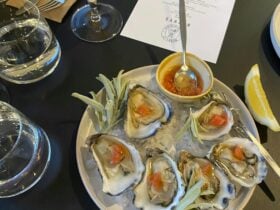 Oysters w/ Ruby Grapefruit