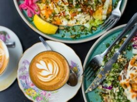 Barista made coffee and fresh local breakfast