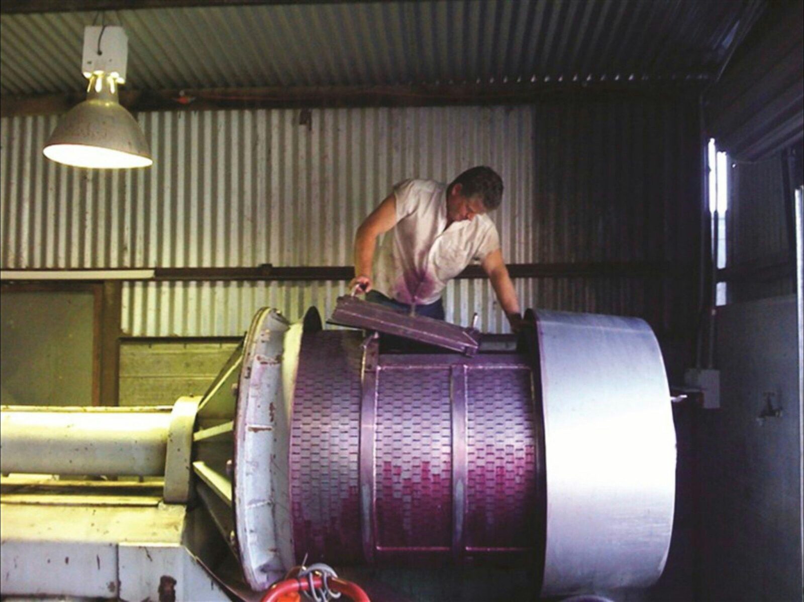 Old basket press still in use