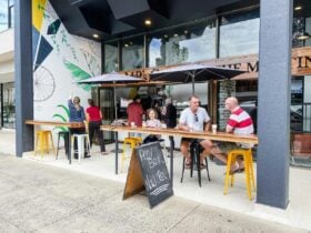Front of cafe