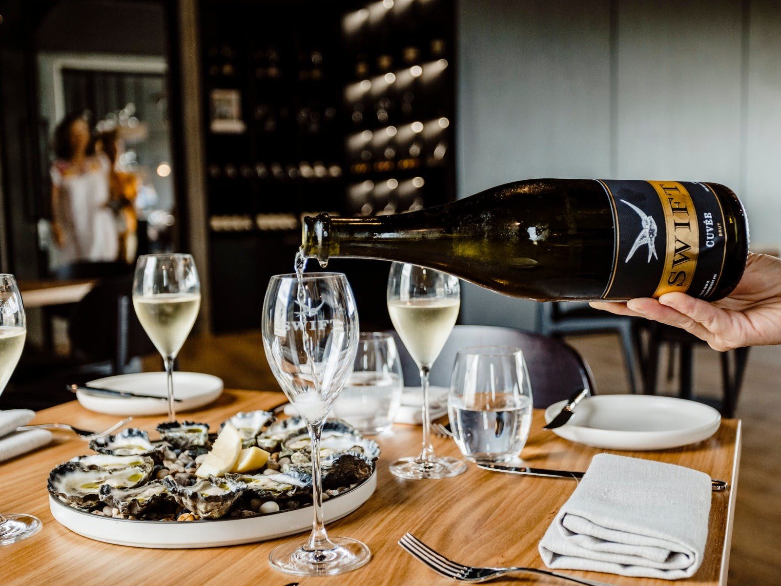 Printhie Dining Sparkling and Oysters