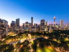 View from Sydney Hyde Park