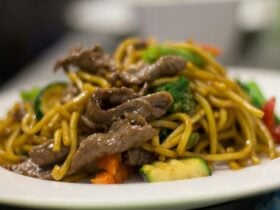 Rice delicious authentic thai meal