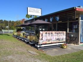 Outside cafe