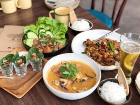 Mixture of their signature dishes