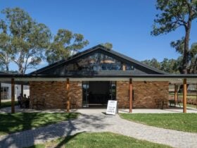 Front of broke road cellar door