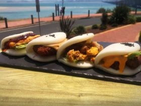 Bao with a view from the restaurant