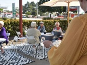 Our inviting outdoor seating