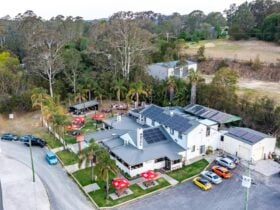 Aerial view Steampacket Hotel