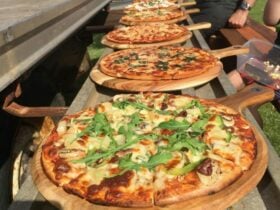 A range of yummy pizza