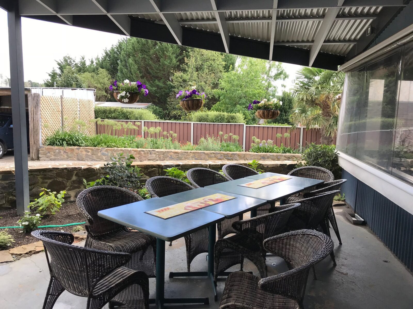 Outside patio
