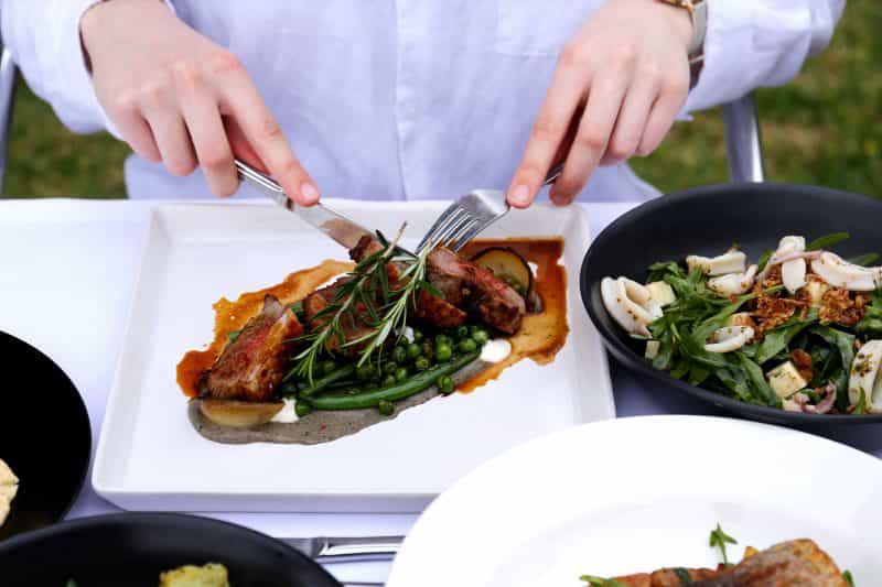 The Butter Factory Restaurant Pyree Rustic Rosemary Seared Lamb Backstrap