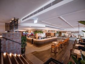 Interior of the newly refurbished Campbell Hotel
