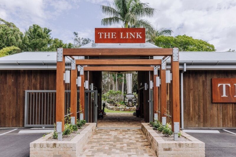 Link Cafe entrance