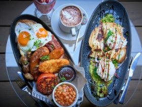 Fresh cooked breakfast options available