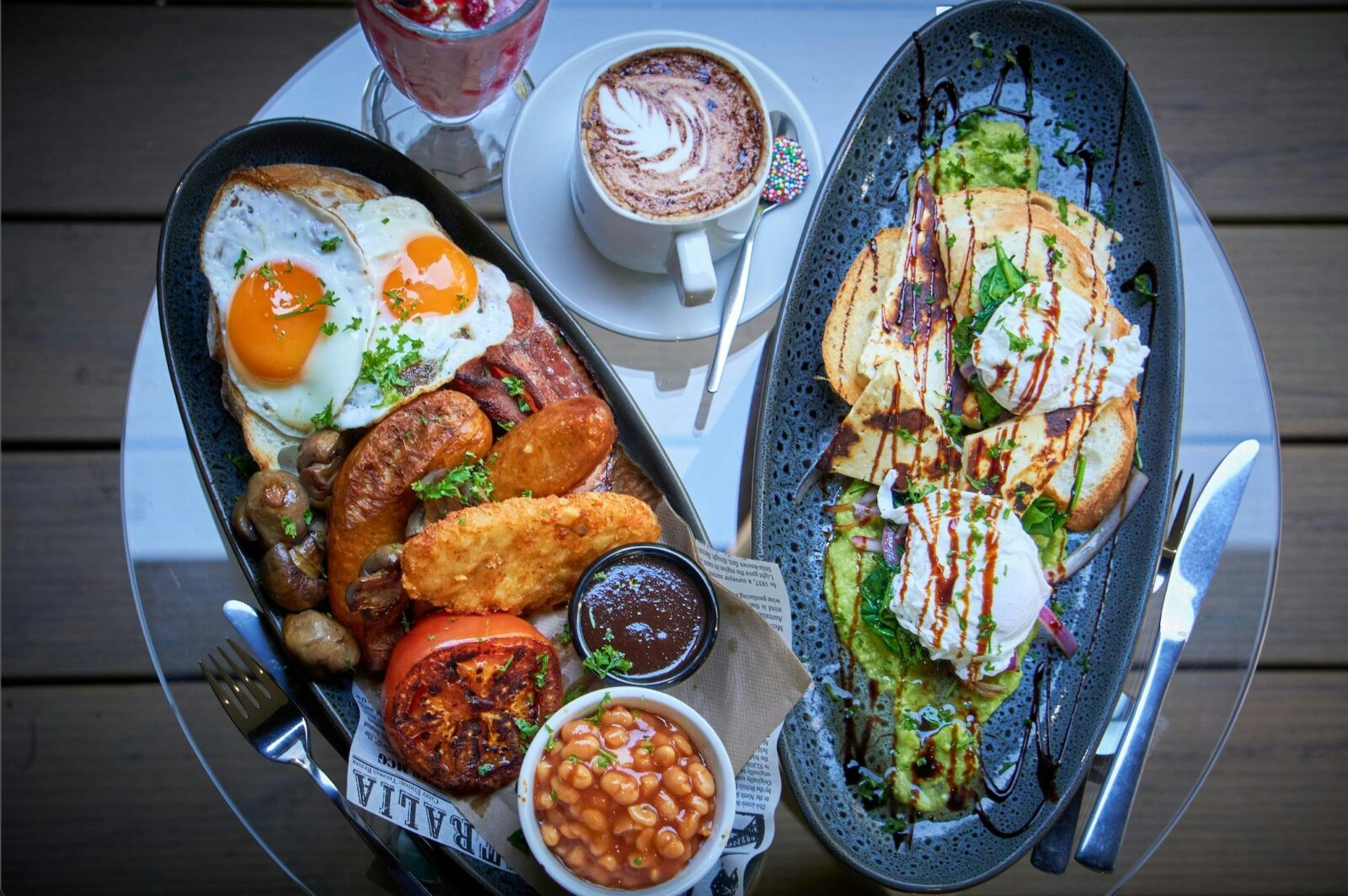 Fresh cooked breakfast options available