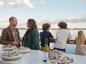 view the best sunsets on Wallis Lake