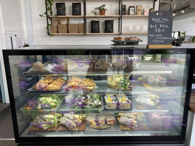 Selection of fresh wraps and turkish breads