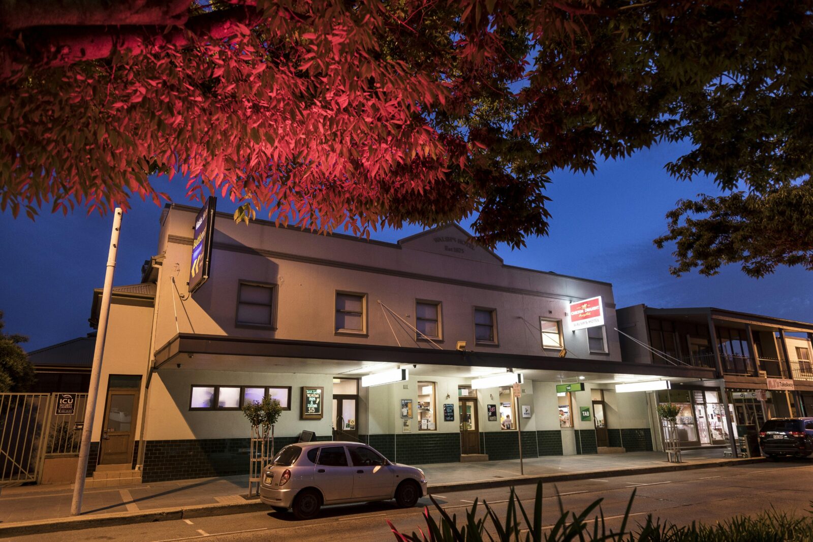 Exterior shot of Walsh