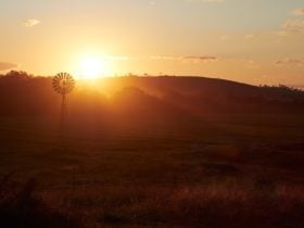 Sunset view from Walter Wines