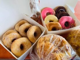assortment of baked goods at waminda bakery