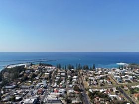 Drone shot over Yamba, NSW