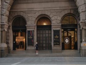The UGG Shop located at 350 George Street in Sydney CBD, set within a historic building and offering