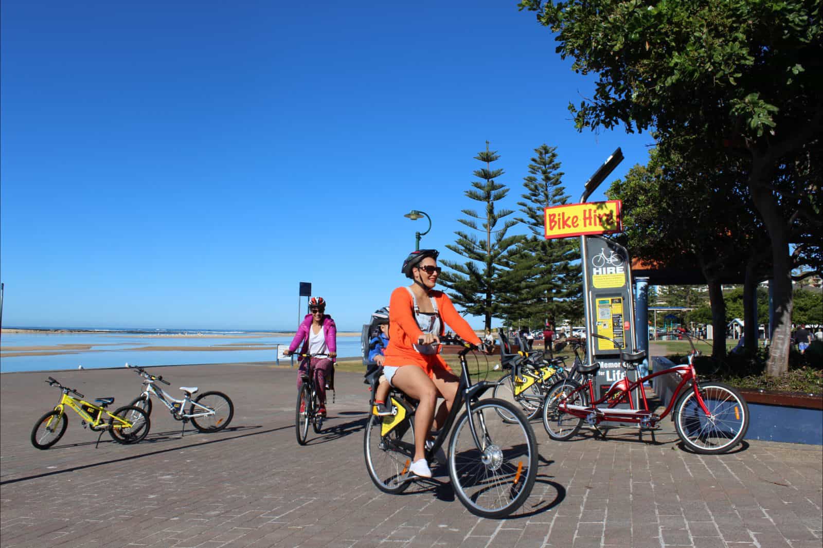 Bike hire is so much fun