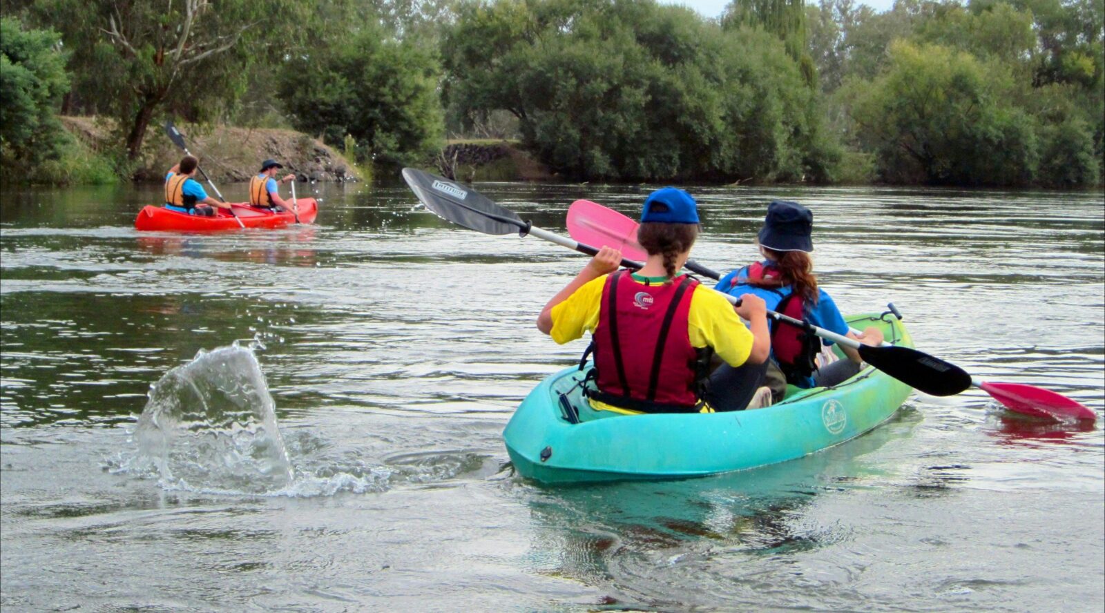 Canoeing Murray River