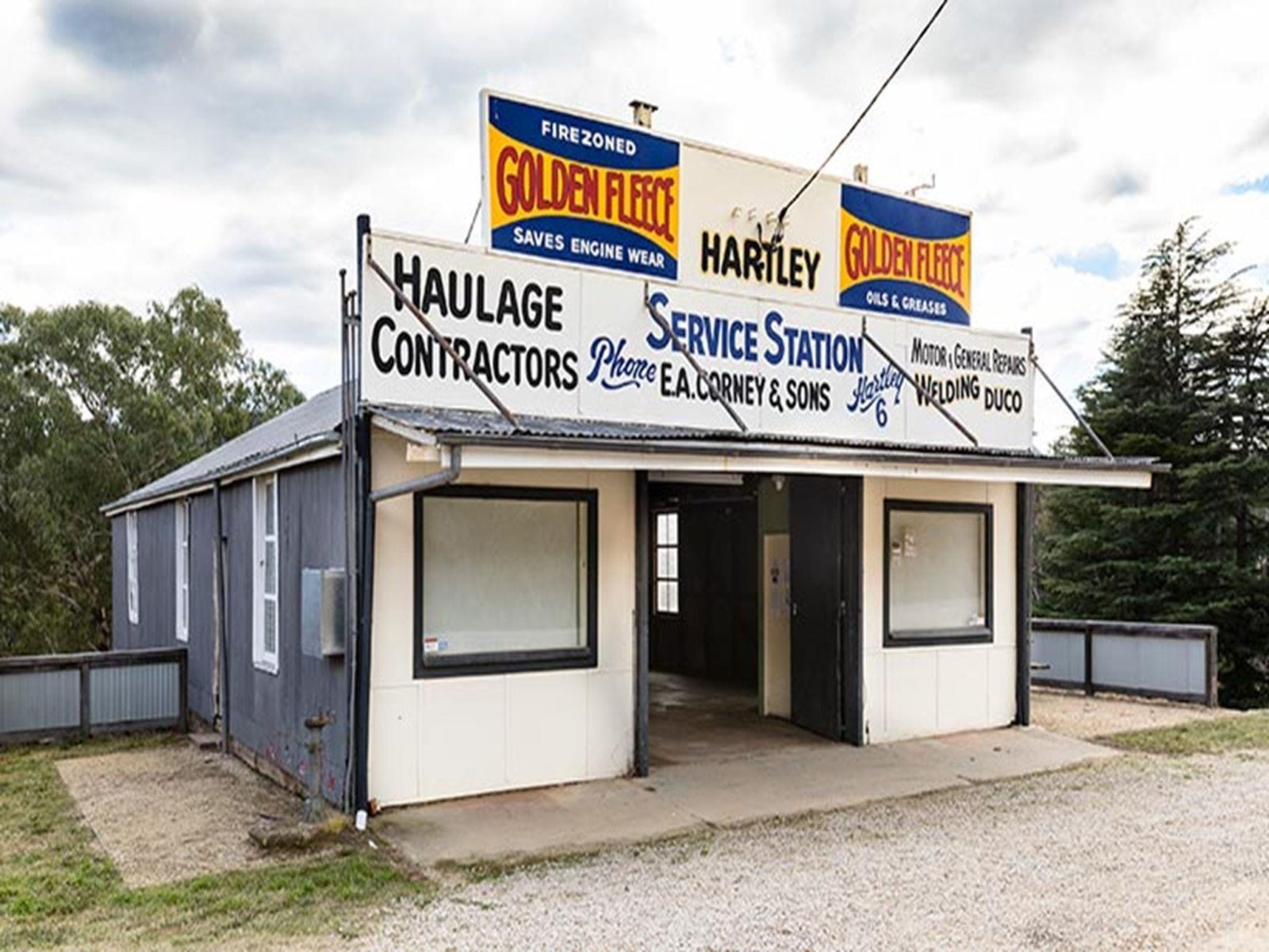 The exterior of Corney