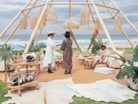 Beach tipi