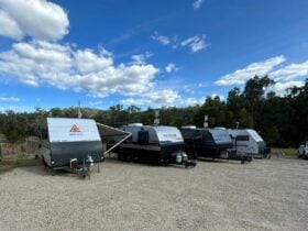 Our vans set up