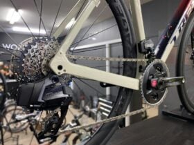 Gears on a bike wheel