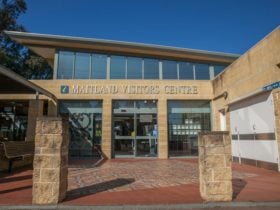 Image showing the main entry to Maitland Visitor Information Centre.