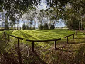 Aboriginal bora ring near Tucki Tucki