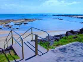 Looking south to the lagoon. Woody Head, Iluka.