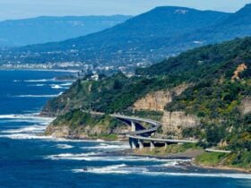 Sea Cliff Bridge and coastal escarpment