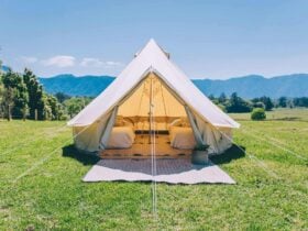Beautiful Glamping Twin Tents