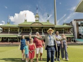 Walk out on to the edge of the hallowed turf of the SCG