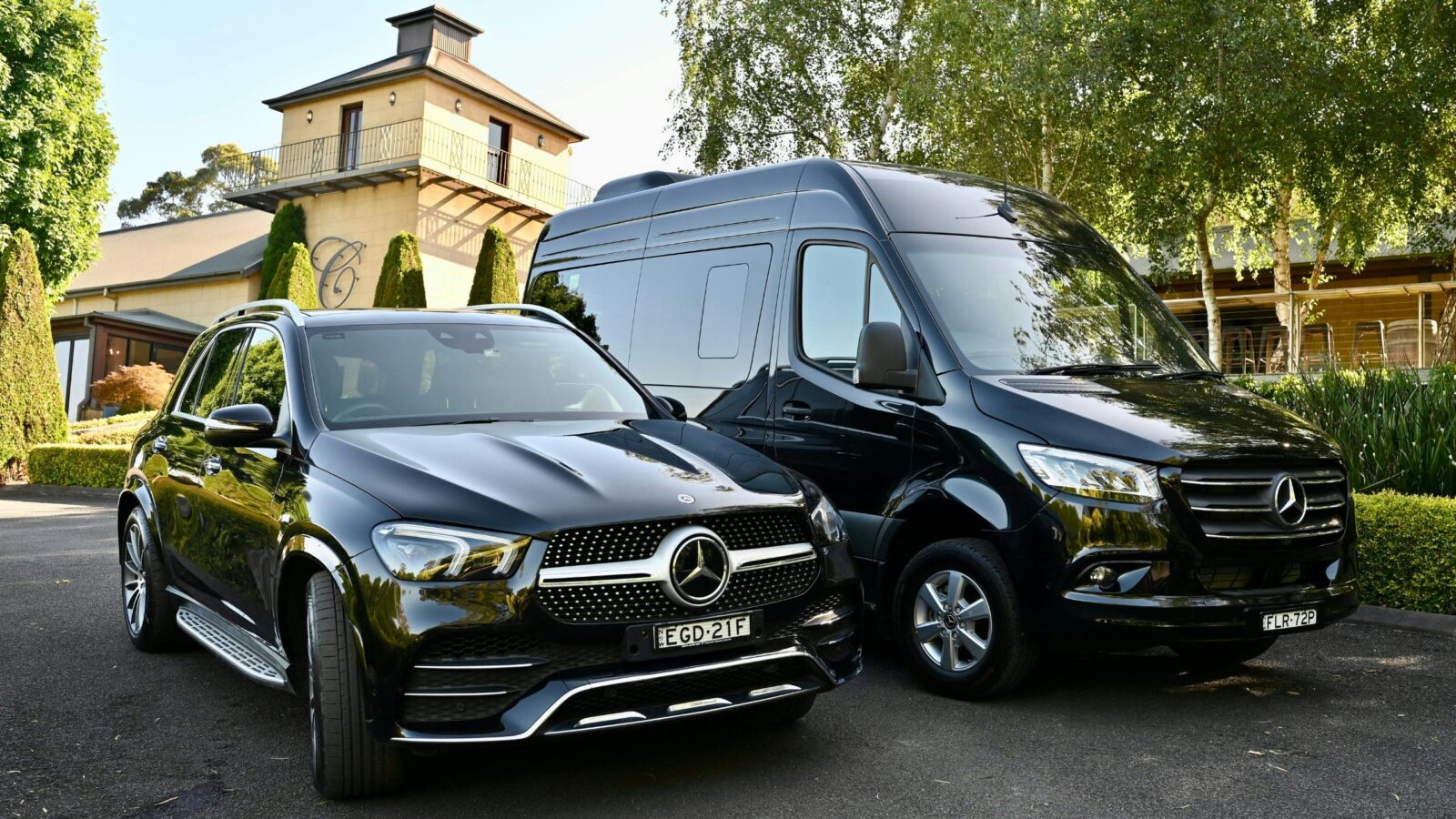 Our vehicles can accommodate between 2 and 11 guests