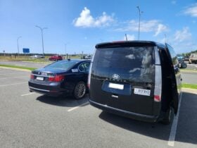 BYRO vehilces at Ballina Airport awaiting client pickup