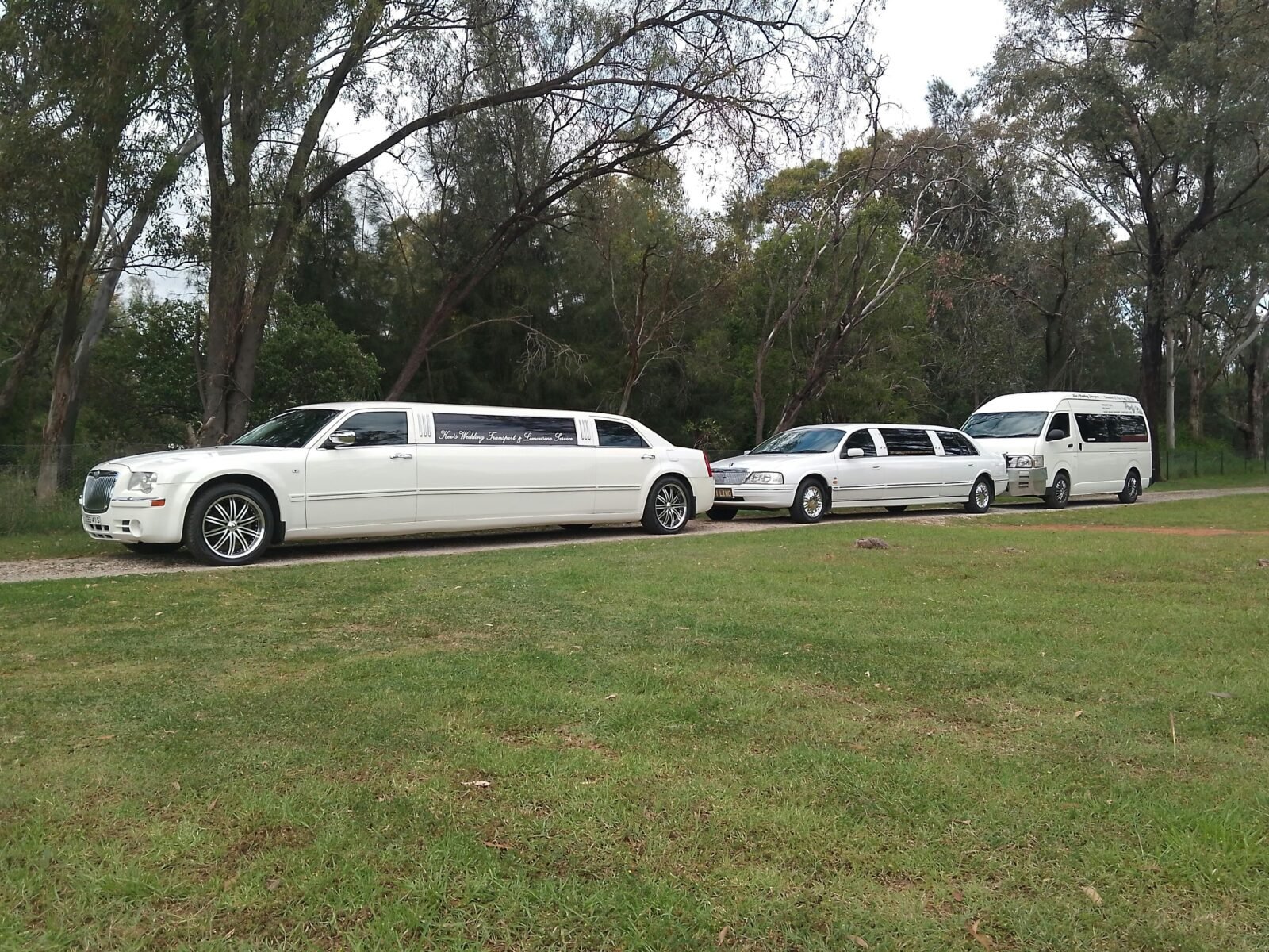 Chrysler stretch limousine ford Fairlane stretch limousine mini bus makes up my fleet