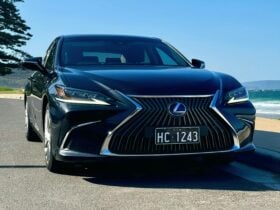 Black luxury sedan