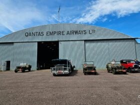 1934 Qantas Hangar Main Doorway