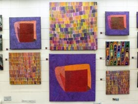 A variety of artworks from the Utopia Region in Central Australia