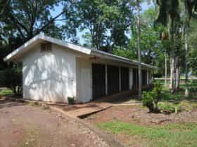 Block B with the later Block C in the background to the left